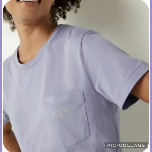 Victoria’s Secret Pink XLarge Bling Campus
Tee New VS SHINE GLITTERY LOGO PINK - Picture 5 of 8